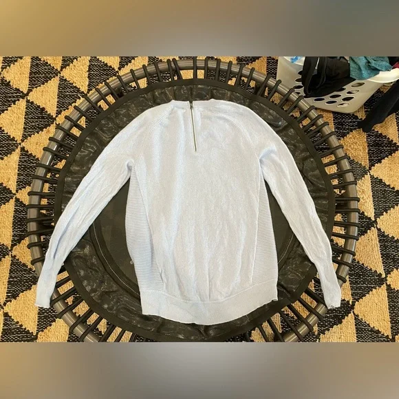 Halogen 100% Cashmere Light Blue Sweater, size S - Picture 4 of 4